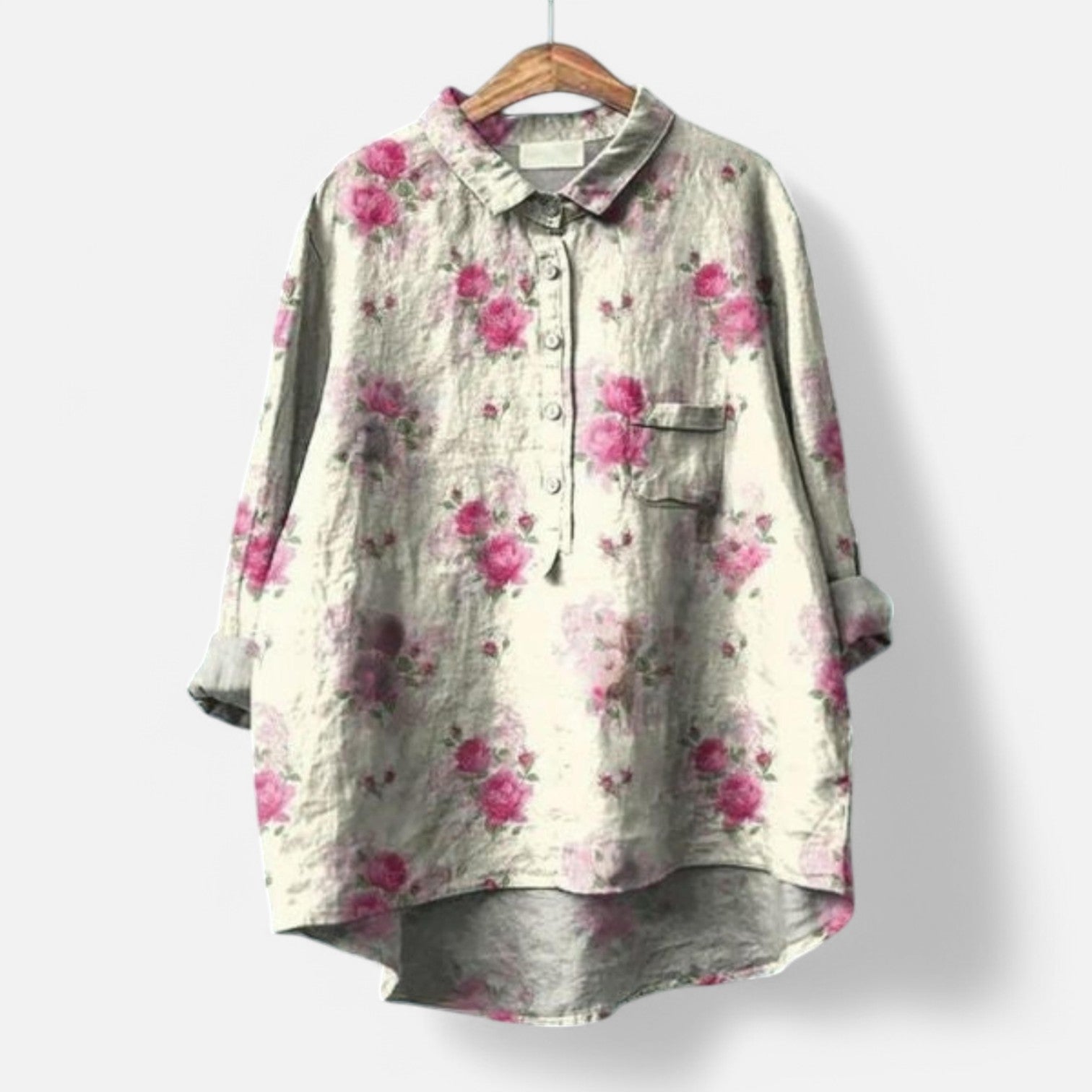 Kiara | Elegant bluse med blomsterprint