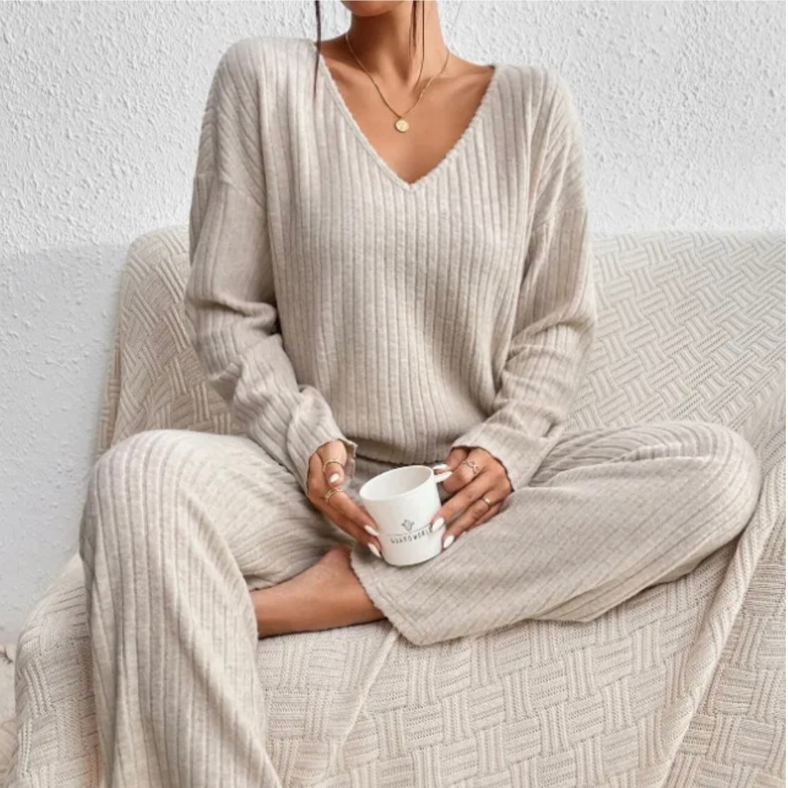 Kylie | Stickad Loungewear Set